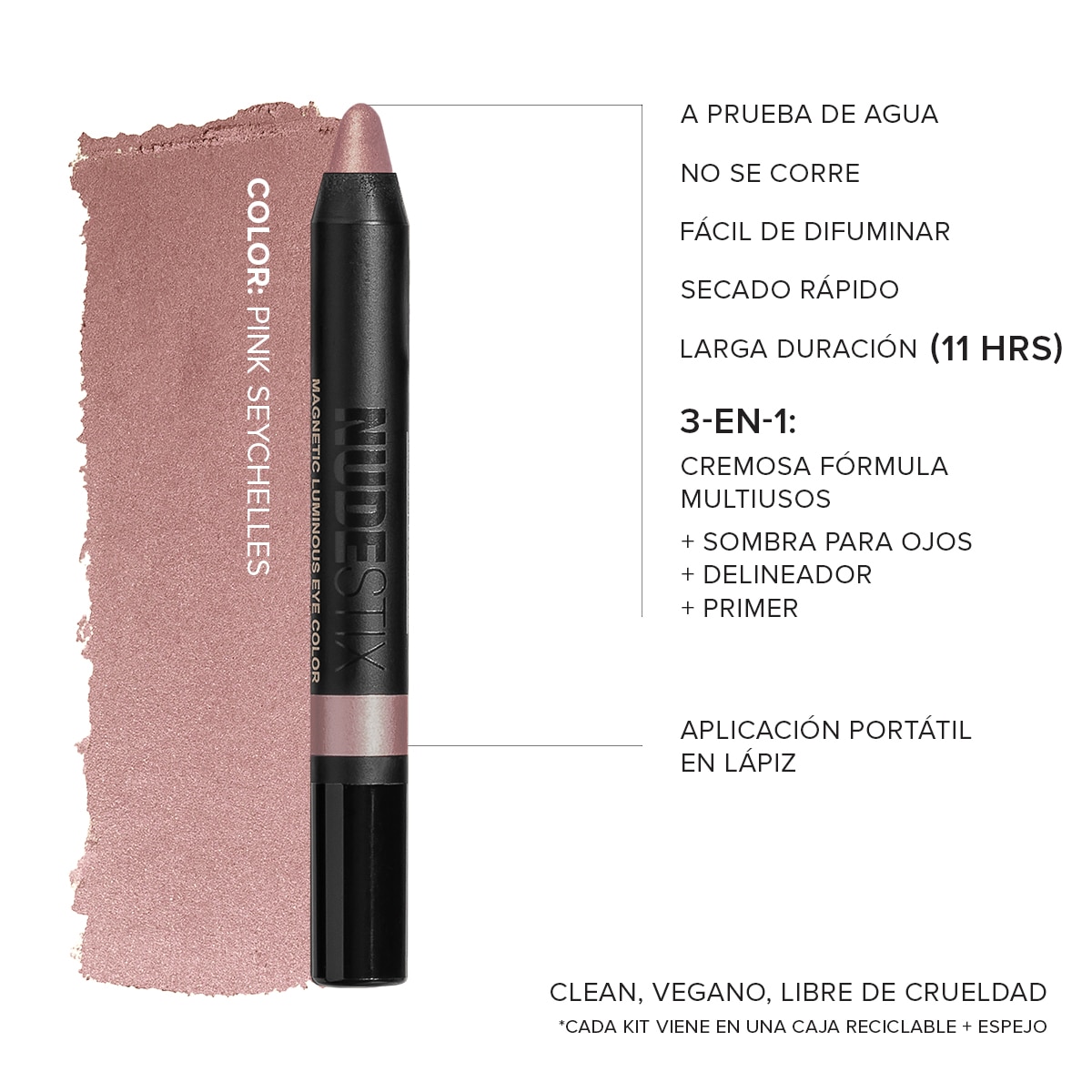 NUDE BEACH 6 PC EYE PENCIL PALETTE (SOMBRAS PARA OJOS)